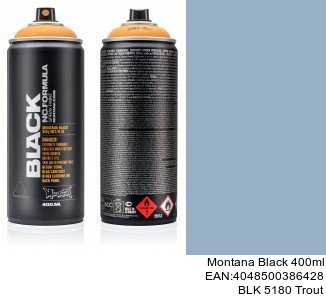 montana black 400ml  BLK 5180 Trout sprays para coches