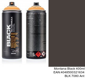 montana black 400ml  BLK 7080 Ant montana cans spray aerosol